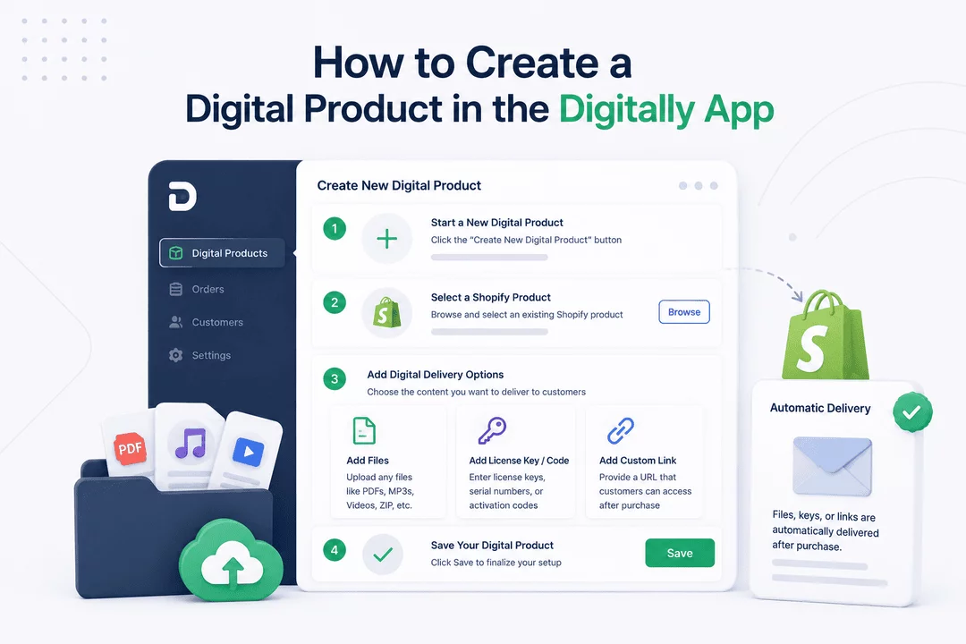 How to Create a Digital Product in the Digitally App