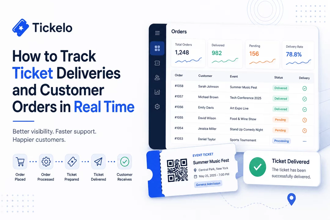 How to Track Ticket Deliveries and Customer Orders in Real Time