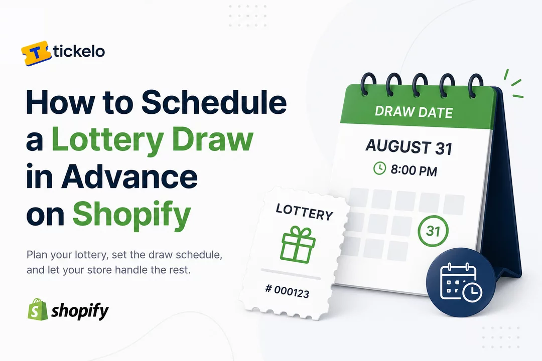How to Schedule a Lottery Draw in Advance on Shopify